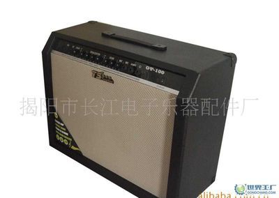 TS乐器音箱100W 吉他音箱GT-100带混响延迟效果高清图片-世界工厂网