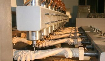 八头圆柱体雕刻机数控楼梯扶手雕刻机