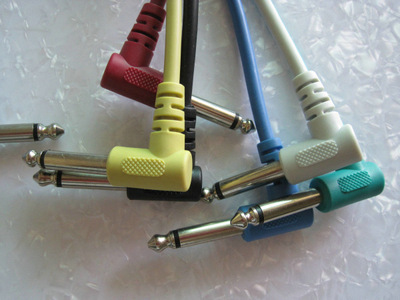 【效果器导线彩色导线微短连接线5条一套】价格,厂家,图片,乐器配件,惠州市惠阳区秋长倍音五金电子加工部-