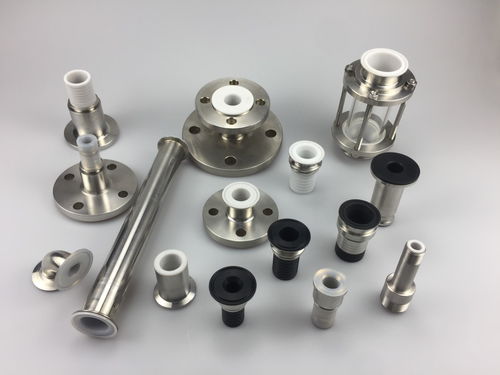 卫生级快装衬氟90弯头 衬氟弯头 衬氟管道及配件