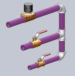 求球阀的solidworks零件以及装配体