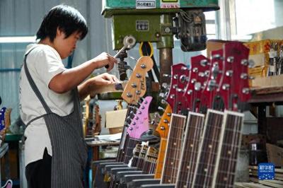 乡村行&middot;看振兴丨山东昌乐:"乐器小镇"奏响"富民曲"