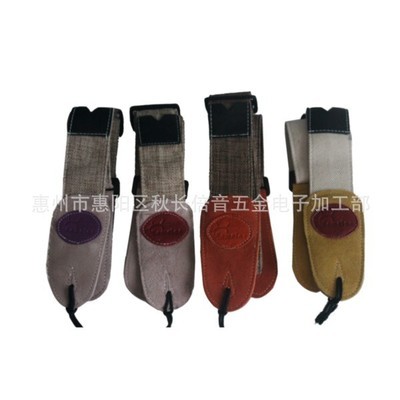 【新款帆布麻吉他背带真皮头背带木吉他电吉他2用背带】价格,厂家,图片,乐器配件,惠州市惠阳区秋长倍音五金电子加工部-