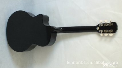 供应优质吉他 Lennov 38寸A款黑色，专业商家提供高品质民族弹拨乐器